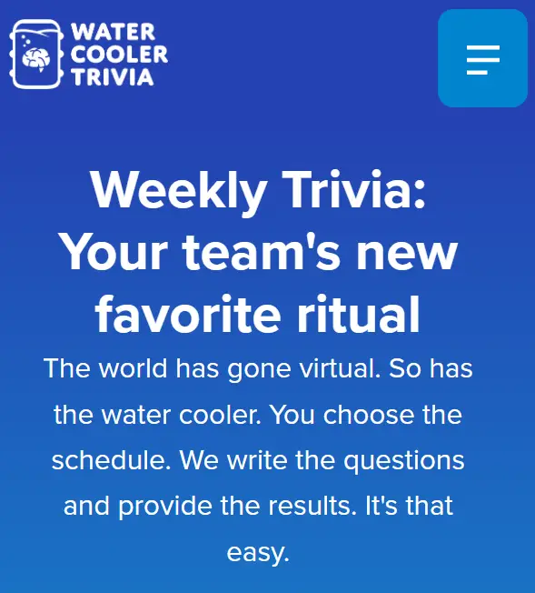 Water Cooler Trivia