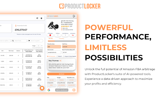 ProductLocker - AI Powered Amazon FBA Tool